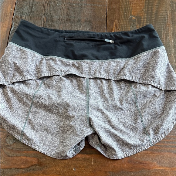 Lululemon Women's Heather Gray Athletic Shorts - Picture 3 of 7